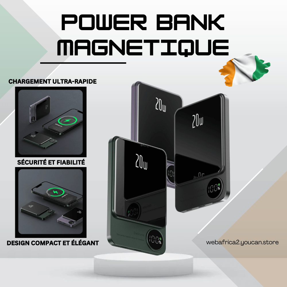 Power Bank Magnétique 10.000 mAh CIV