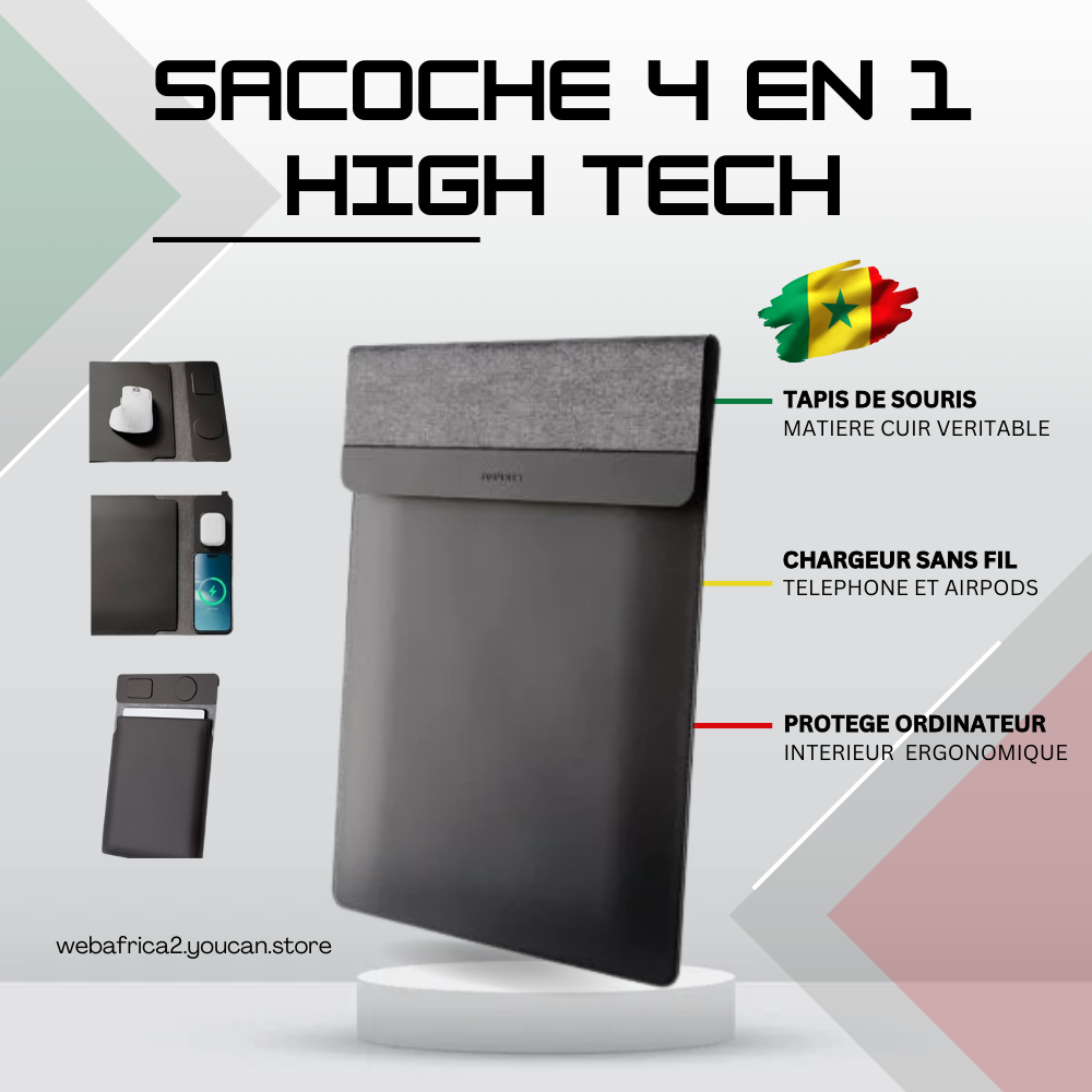 Sacoche pour Ordinateur Portable 4 en 1 SENEGAL
